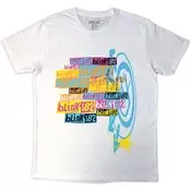 Blink-182 Multi Stacked Logo White M Majica
