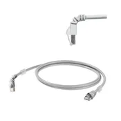 Weidmüller RJ45 omrežni priključni kabel CAT 6A S/FTP [1x RJ45-vtič - 1x RJ45-vtič] 3 m siv z UL-certifikatom Weidmüller