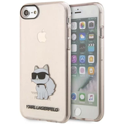 Karl Lagerfeld Etui Karl Lagerfeld Ikonik Choupette za iPhone 7/8/SE 2020/SE 2022 - roza