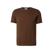 DAN FOX APPAREL Majica Matteo  rjava