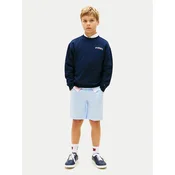 Tommy Hilfiger Kratke hlače iz tkanine 1986 Essential KB0KB09641 Svetlo modra Regular Fit