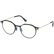 Tom Ford FT5866-B 002 ONE SIZE (52) Črna/Kristalna