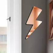 Wallity Ogledalo Ozgl504, 29x60 cm, Rose-gold