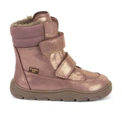 Froddo škornji G3160240 ZERU TEX WINTER BAREFOOT podloženi D pink/gold 24