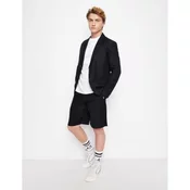 Armani Exchange za moške. 8NZS67ZNFNZ1583 Platnene bermuda hlače iz mornarice (31), Priložnostno, Lan, Mornarica