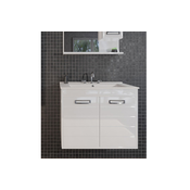 Omarica z umivalnikom White 75 stenska
