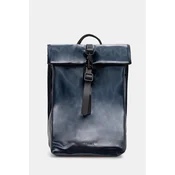 Nahrbtnik Rains 13330 Rolltop Rucksack Mini mornarsko modra barva, 13330