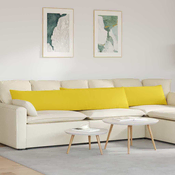 Jastucici za sofu 2 pcs Svijetlo žuta 200 x 40 cm tkanina