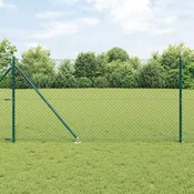 Ograda od lancane veze s šiljcima 10 x 1,2 m Zelena Mreža