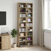 vidaXL CD omara Sonoma hrast 65 x 23,5 x 175 cm Inženirski les