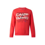 CAMP DAVID Majica modra/nočno modra/korala/bela