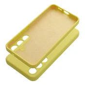 OEM Ovitek za Samsung S25 ULTRA iz silikona, debeline 2 mm, rumene barve