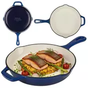 shumee Emajlirana litoželezna ponev 26 cm, modra