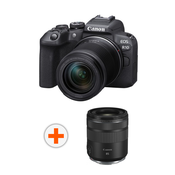 Kamera bez ogledala Canon - EOS R10, RF-S 18-150, IS STM, Black + Objektiv Canon - RF 85mm f/2 Macro IS STM