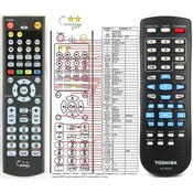 General TOSHIBA SE-R0335 - compatible General-branded remote control