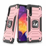 Wozinsky Ring Armor Case ovitek za Samsung Galaxy A51 4G - rose gold