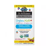 Dr. Formulirani probiotiki za otroke, organski, jagoda-banana okus - 30 žvečljivih tablet