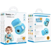 hoco. Dečija kamera, 2 IPS LCD, 32 MPx, FullHD, microSD, plava - DV201 Blue