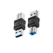 INF USB 3.0 B-moški na A-moški adapter (2 kosa) za hitro povezljivost, (5000291540)