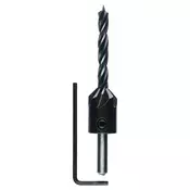 Bosch Spiralna burgija za drvo sa upuštacem 2608596393, 6 mm