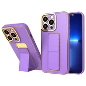 Ovitek z oporo New Kickstand Case za iPhone 12 Pro, vijoličen