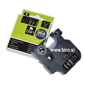 Fenix D1-45021W/Bk ČRN trak - BEL izpis, 12mmx7m, nadomešča trak DYMO 45021 D1