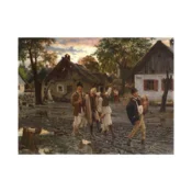 Canvas Slika na platnu Vesela braća Uroš Predić, 80x60cm