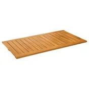 Prostirka za kupanje Smeda 100 x 55 cm Cvrsto drvo akacije