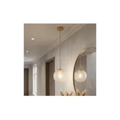 Brilagi - Viseci luster na sajli STELLA 1xE27/60W/230V precnik 18 cm bež/zlatna