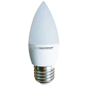 ELL147 LED žarnica C37 E27 6W esperanza toplo bela 3000K