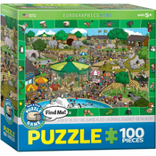 Eurographics - Puzzle A Day at the Zoo 100XXL - 100 kosov
