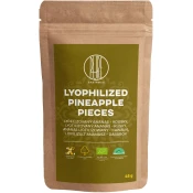 BrainMax Pure Lyophilized Pineapple Pieces, Liofilizirani ananas, koščki, BIO, 45g