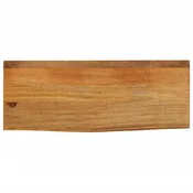 Mizna ploš?a z naravnim robom 70x40x3,8 cm trden mangov les