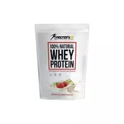 PROTEIN.SI 100% Natural Whey protein bela 500g bela čokolada i jagoda