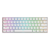 Redragon žična mehanska tipkovnica DRACONIC K530RGB PRO BT/WIRED, bela-rjava