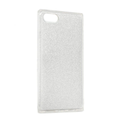 Ovitek bleščice silikonska Crystal za Apple iPhone 8/7/SE 2022/2020, Teracell, srebrna