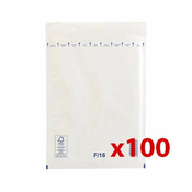 Oblazinjena kuverta F/16, 240x350mm, bela, 100 kosov