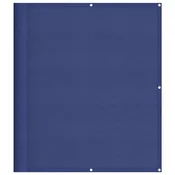 Vidaxl Balkonsko platno modro 120x1000 cm 100 % poliestrski oxford