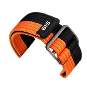 INF Garmin Fenix 8/7X/970/965 Športni najlonski pašček za uro Black 26 mm, (22148782)