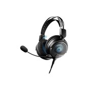 Slušalke žične naglavne 2x 3,5mm stereo Audio-Technica gaming z mikrofonom (ATH-GDL3BK)