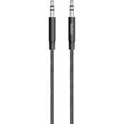 Belkin Klinken avdio priključni kabel [1x klinken vtič 3.5 mm - 1x klinken vtič 3.5 mm] 1.20 m črne barve Belkin