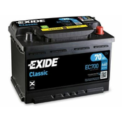 EXIDE akumulator Classic, 70AH, D, 640A, EC700