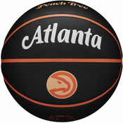 Wilson Žoge košarkaška obutev črna 7 Nba Team City Collector Atlanta Hawks Ball