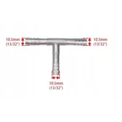 T-SPOJ ZA CEVI KLIMATSKIH NAPRAV G 8 - ZA ALUMINIJASTO CEV 10 MM