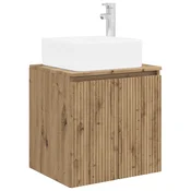 vidaXL vidaXL Umivalnik s pritrditev na steno Artisan hrast 49,5 x 41 x 63 cm, (5000245189)