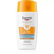 Eucerin Sun Hydro Protect Fluid ultra lagane teksture SPF50+ srednje tamna nijansa