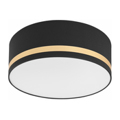 Plafonsko svetlo SIRJA STRIPE 2xE27/15W/230V precnik 35 cm crna