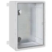 vidaXL Nadzorna omara IP65 Vodoodporna Siva 35x19,5x50 cm ABS Plastika