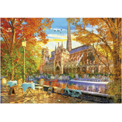 Educa - Puzzle Notre Dame u jesen - 1 000 dijelova
