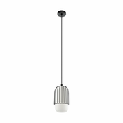 EGLO viseca lampa MULEGES E27 O16 cm crna bela 99618